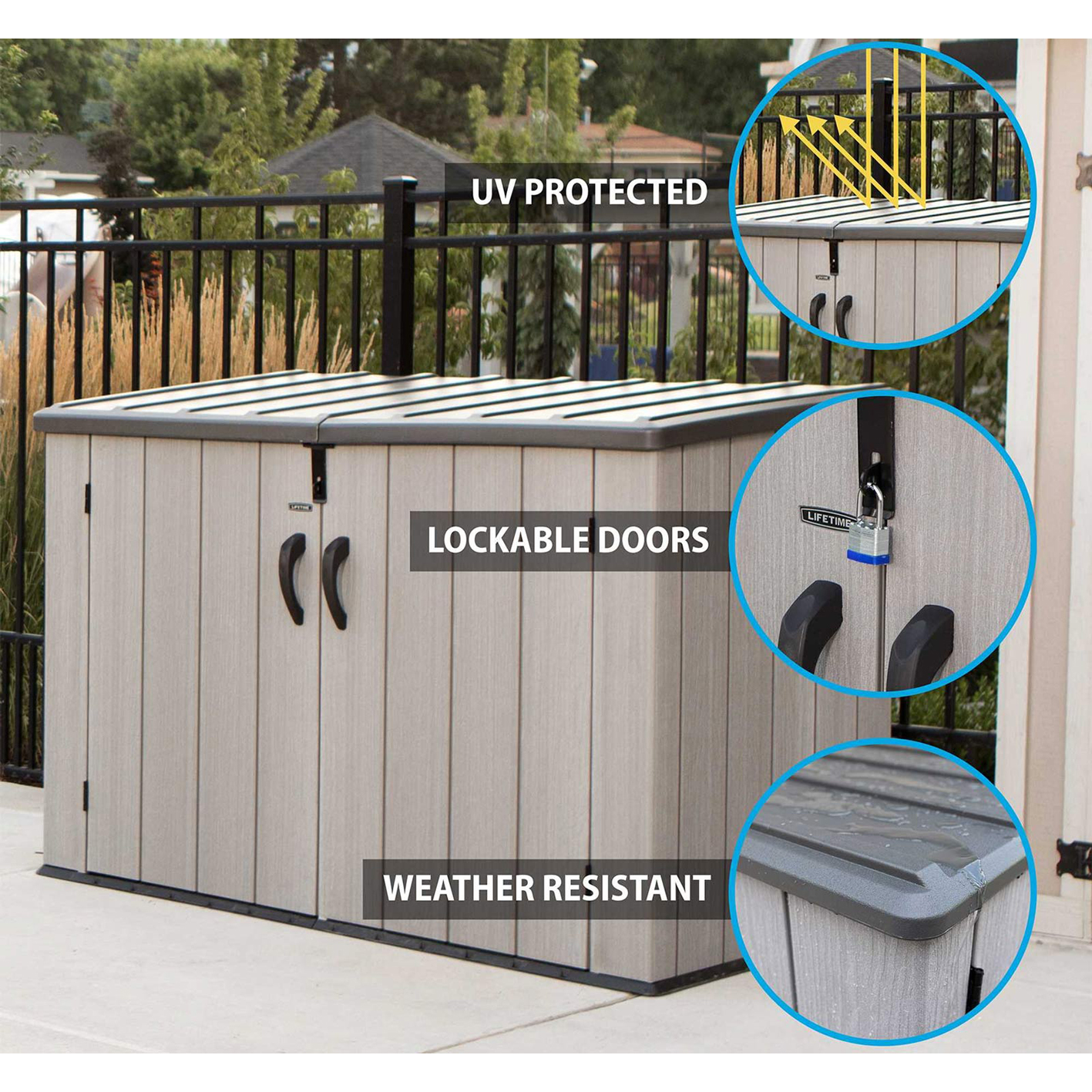 LIFETIME YARD STORE 1.9mx1.1m 2120L