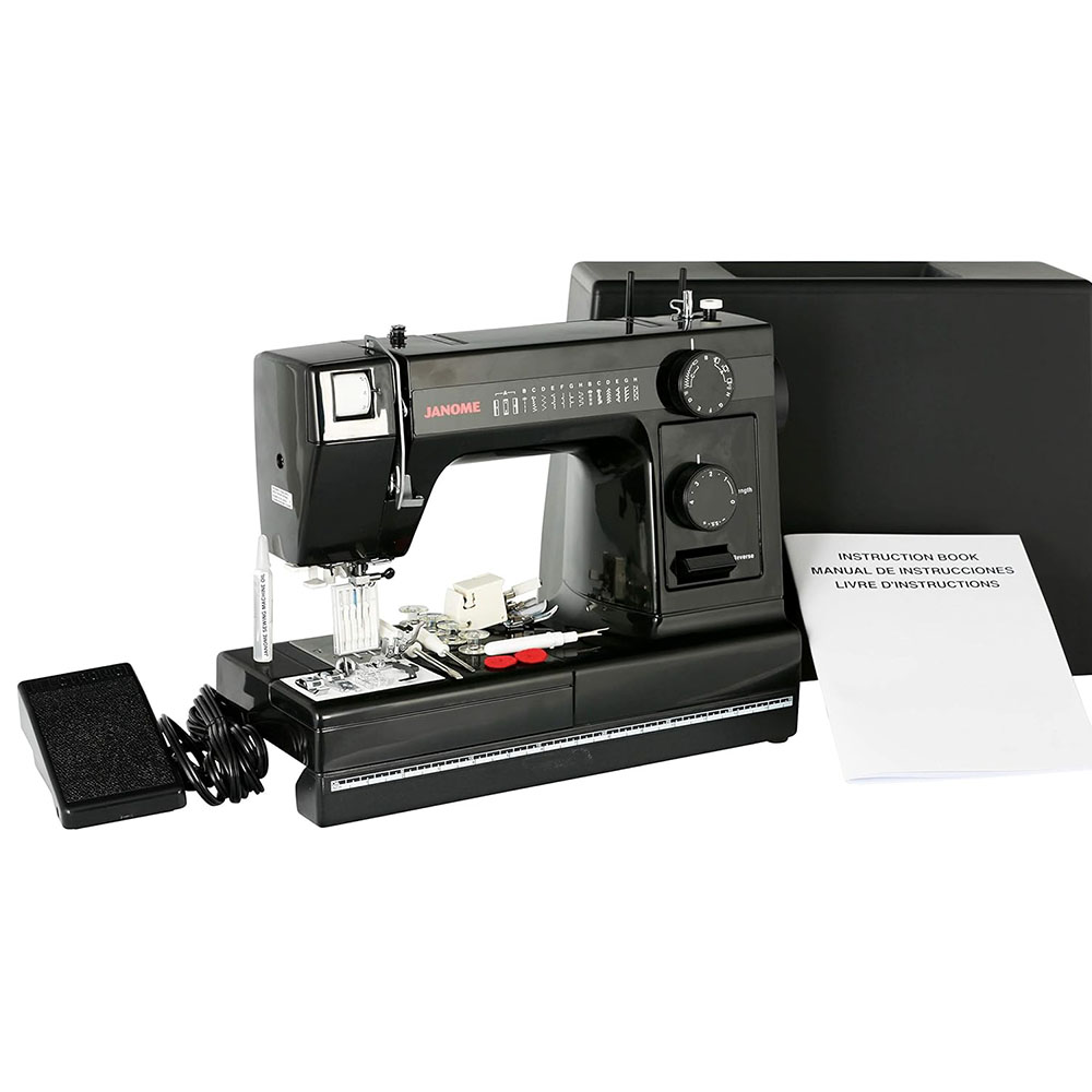 Janome HD1000BE HD1000 Black Edition All Metal Body Sewing Machine