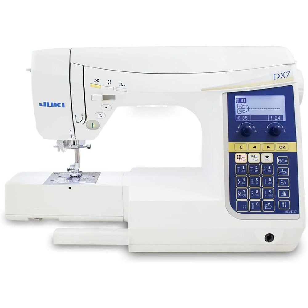 Juki HZL-DX7 Sewing Machine with 287 Stitch Patterns and 4 Fonts