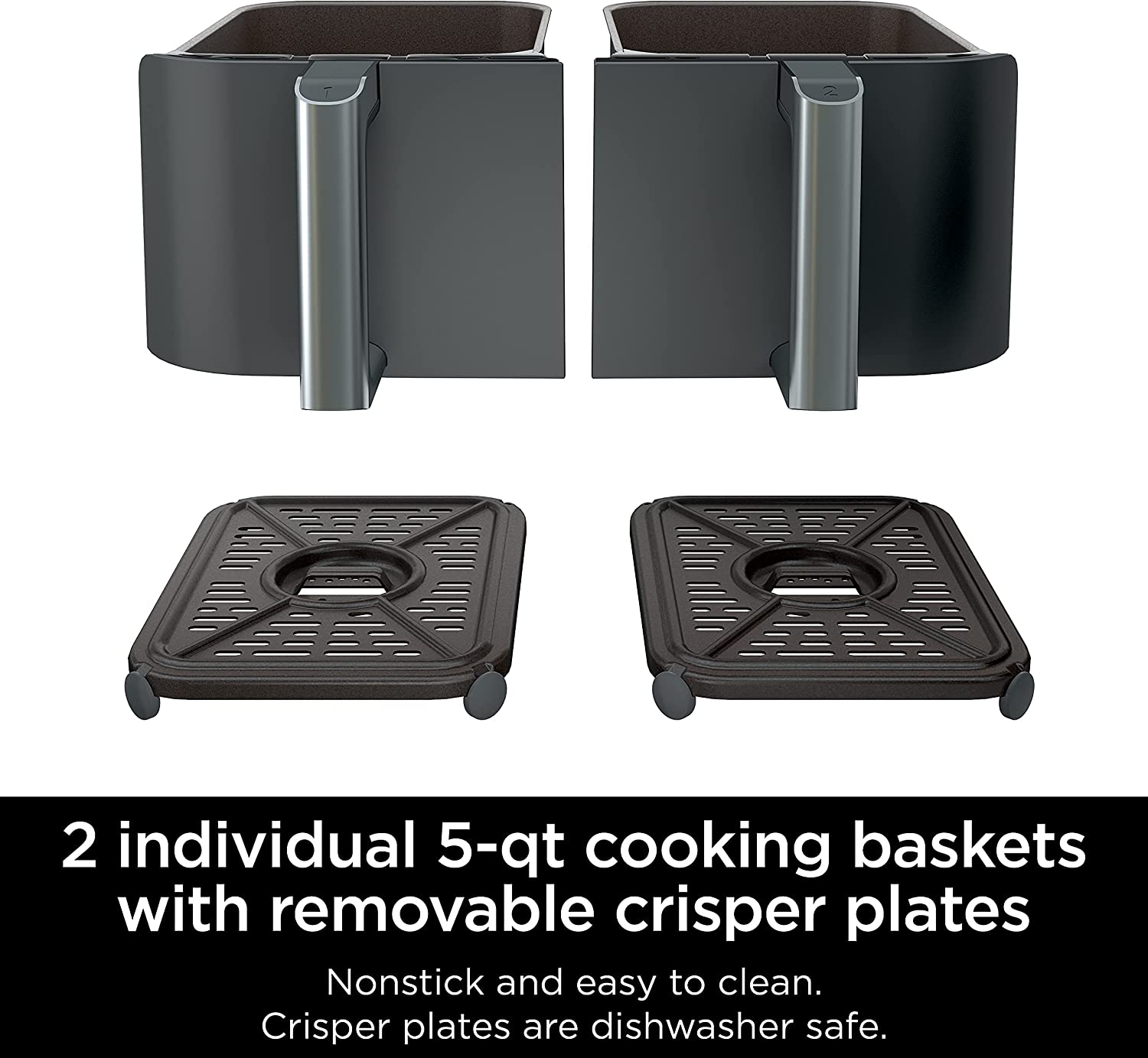 Ninja DZ401 Foodi 10 Quart 6-in-1 DualZone XL