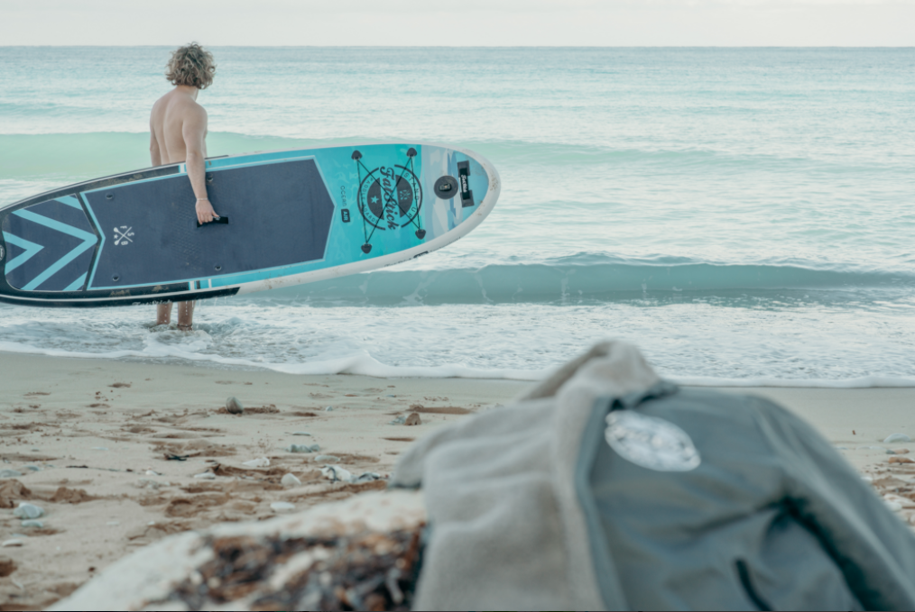 PURE ART 10’6 INFLATABLE PADDLE BOARD SUP PACKAGE