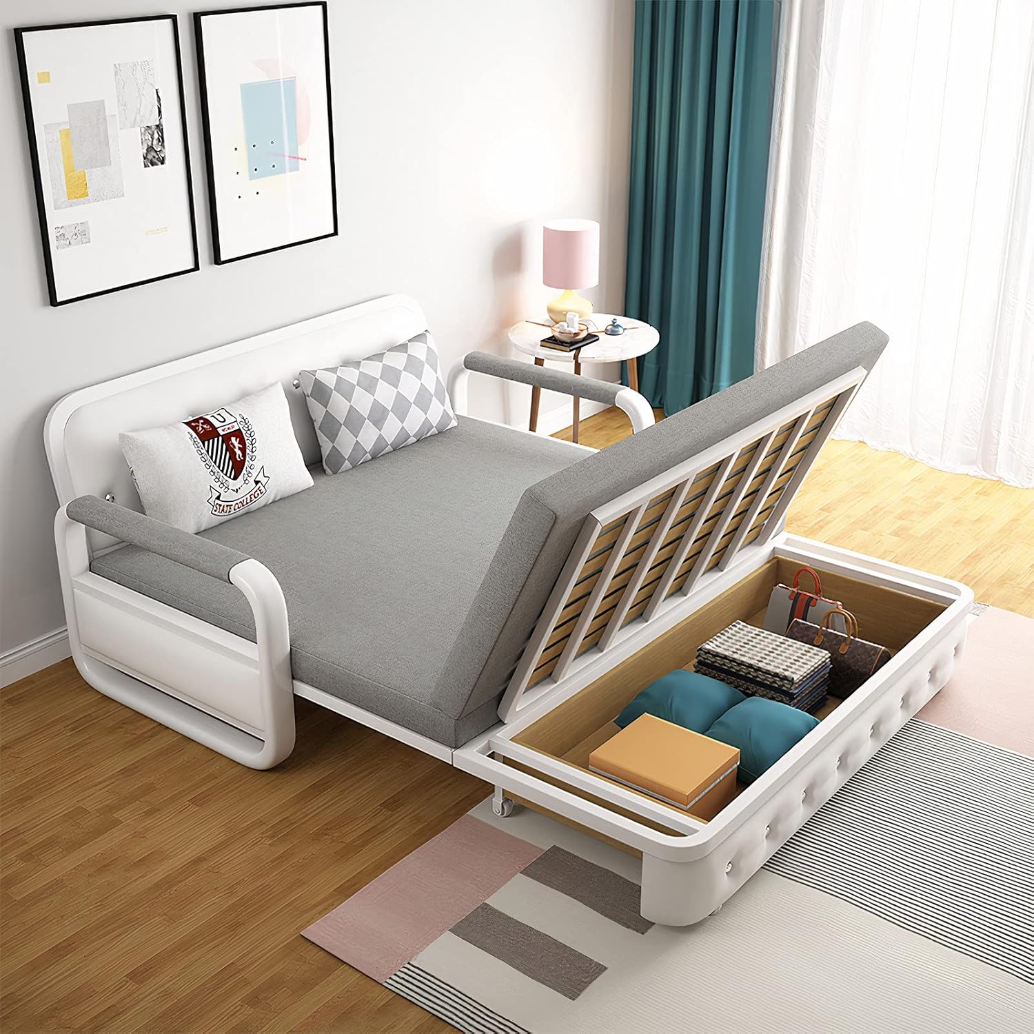 UNICORN FURNITURE Sofa Bed Modern Reclining Foldable Bed