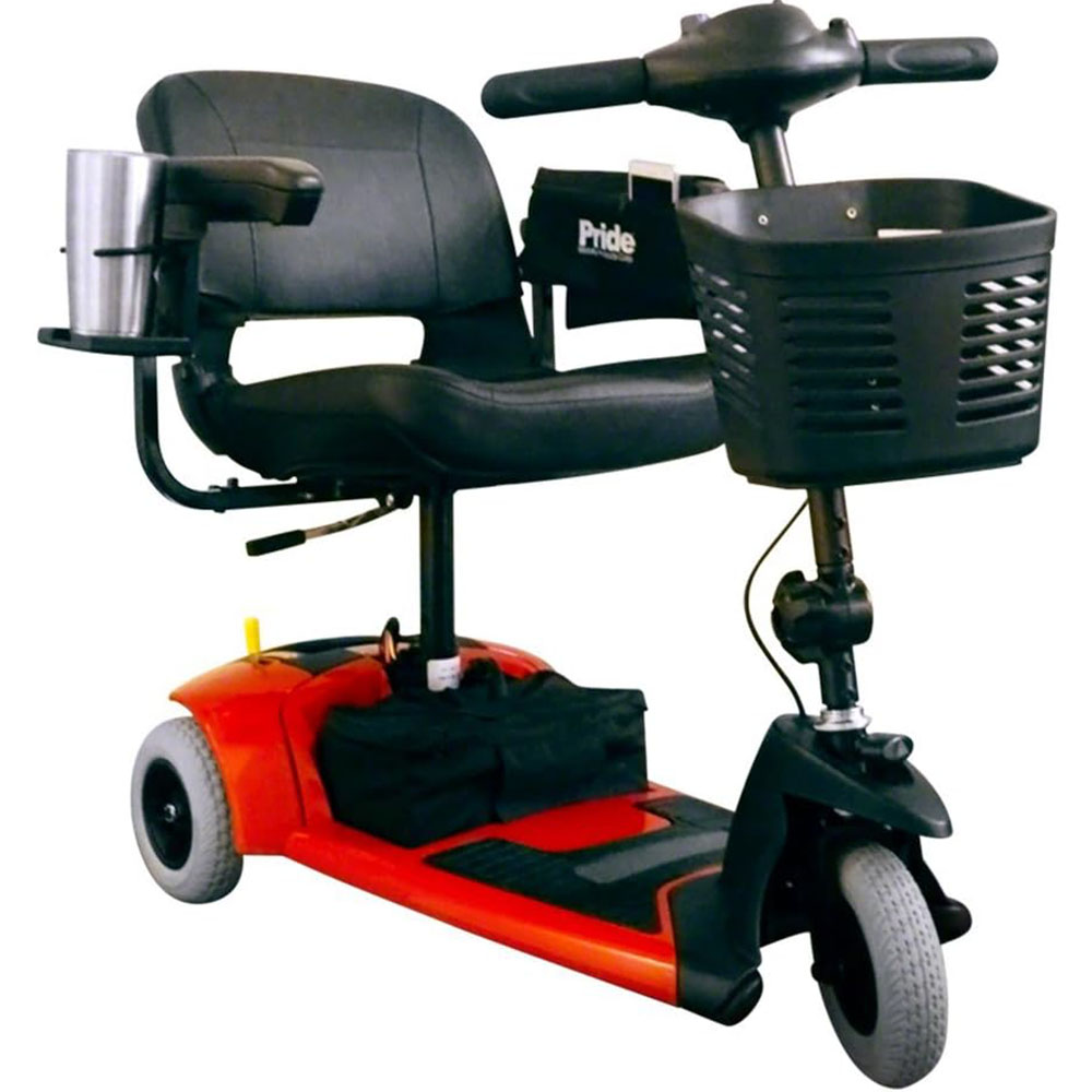 Pride Mobility - Travel Pro Premium 3-Wheel Mobility Scooter by Pride