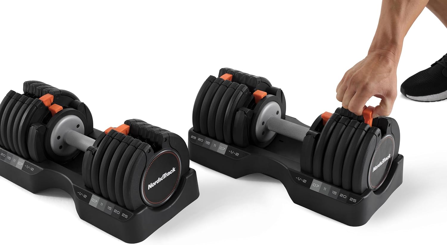 NordicTrack 25 kg Select-a-weight Dumbbell Pair