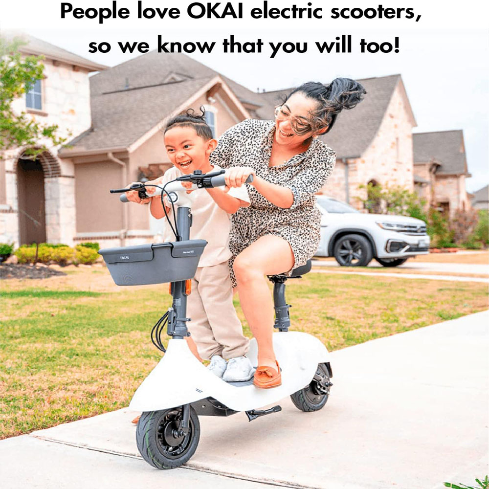 OKAI EA10 Electric Scooter with Seat for Adults