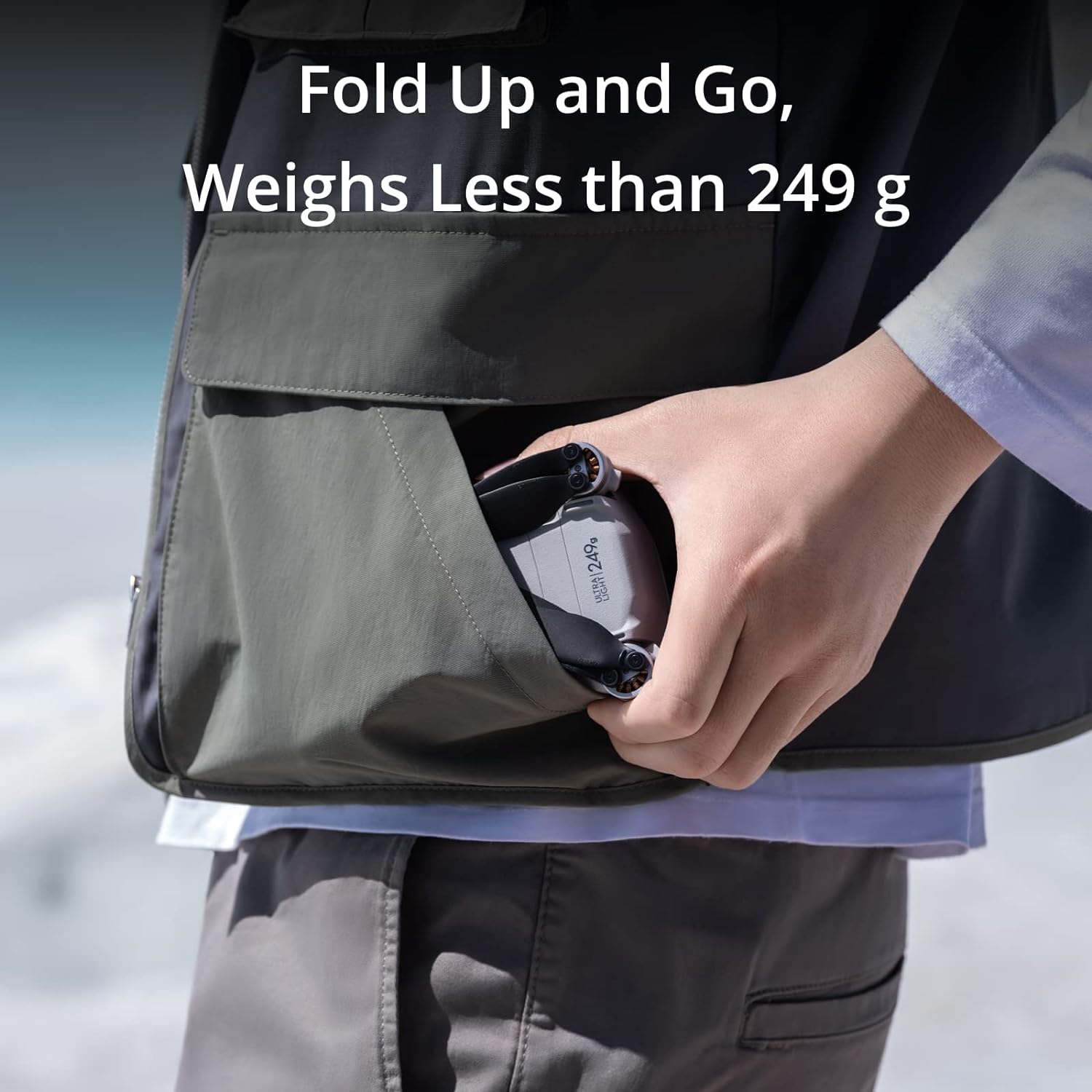 DJI Mini 3 Pro (DJI RC), Lightweight Foldable Camera Drone with 4K60fps Video