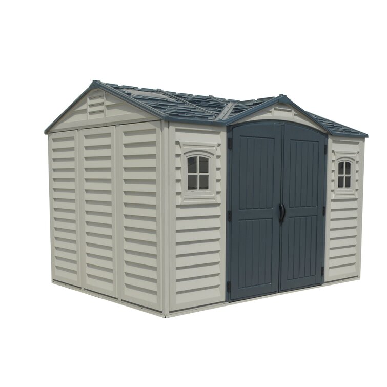 Apex Pro 10 ft. 5 in. W x 8 ft. D Plastic Storage Shed