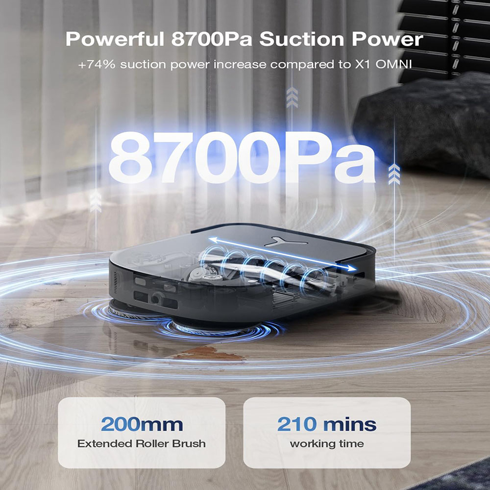 ECOVACS DEEBOT X2 Combo Robot Vacuum Cleaner and Mop