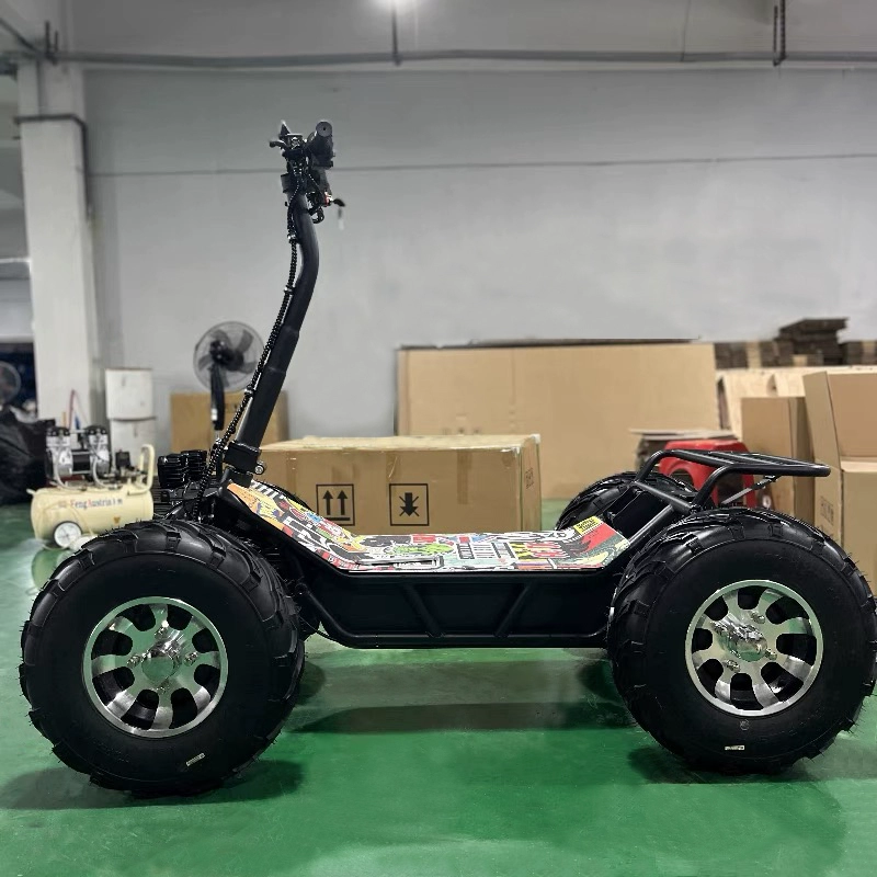 Off-Road Vehicle 4X4 Off-Road Vehicle   ATV four-wheel drive electric beach buggy All-terrain off-road mountain sightseeing vehicle Four-wheel skateboard kart